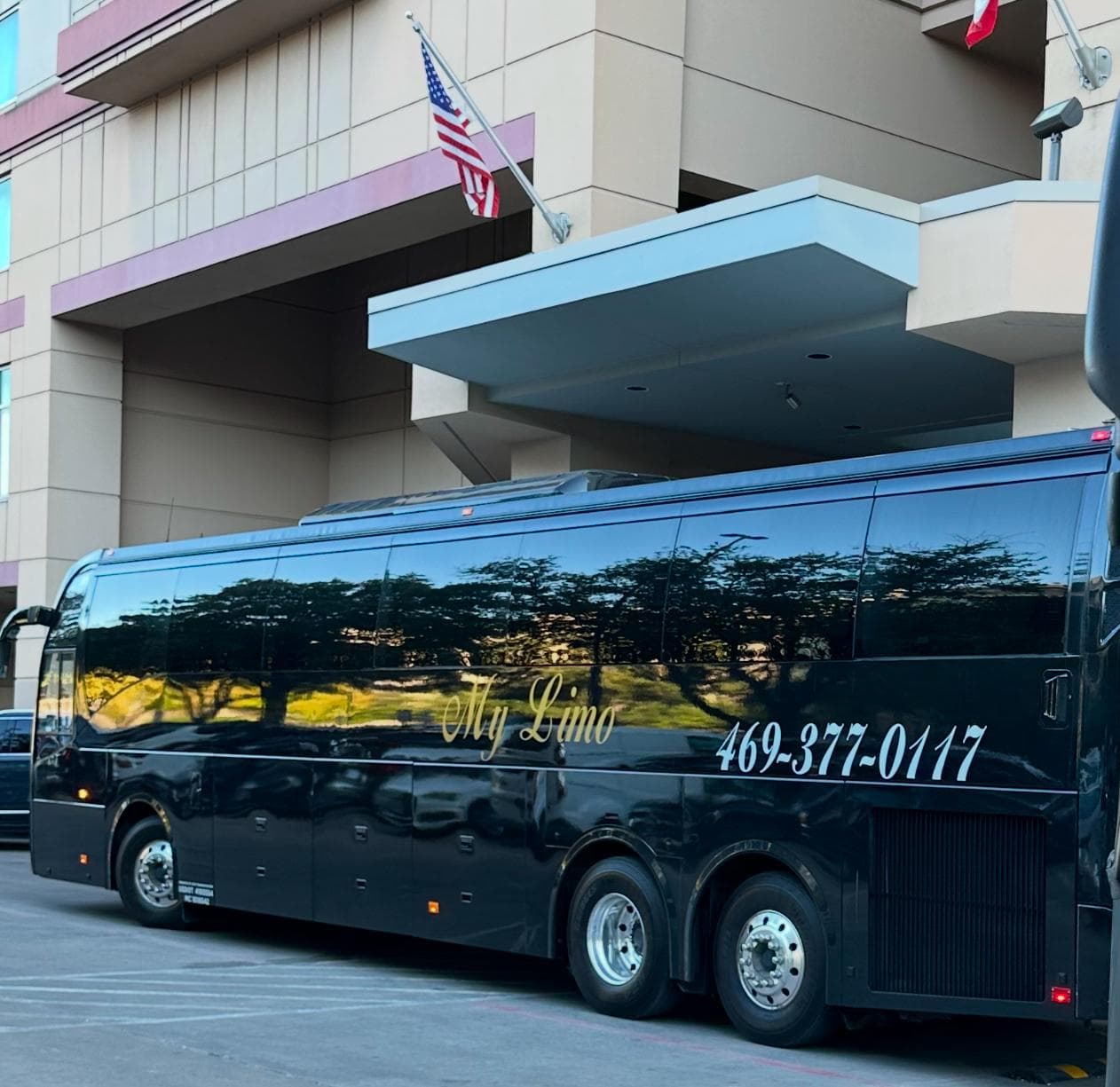 56-Passenger Charter Bus
