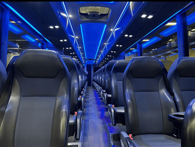 56-Passenger Charter Bus hover